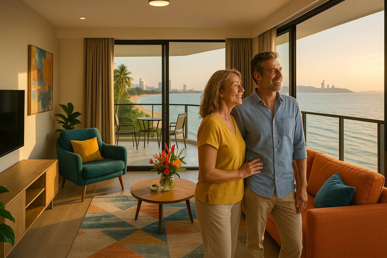 apartment rental cost Pattaya expats
